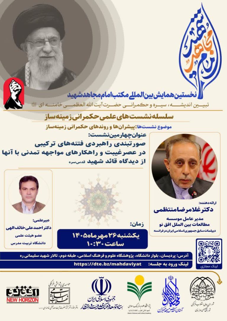 صورت‌بندی راهبردی فتنه های ترکیبی در عصر غیبت و راهکارهای مواجهه تمدنی با آنها از دیدگاه قائد شهید(قدس الله نفسه الزکیه)